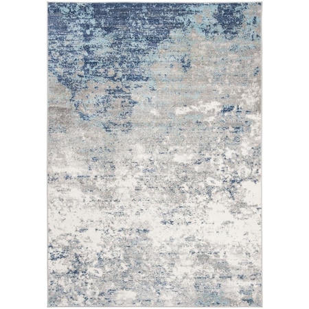 Safavieh 2 x 4 ft. Brentwood Power Loomed Accent Area Rug Light Grey & Blue BNT822F-24